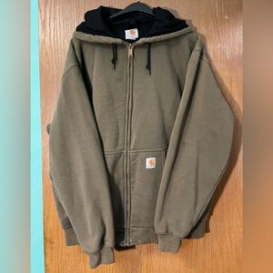 Carhartt zip up insulated hoodie